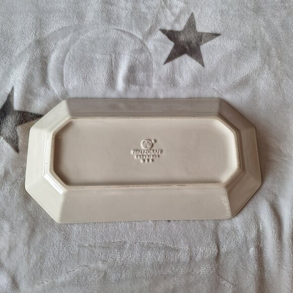 Pfaltzgraff‎ Platter Bread Loaf Serving Plate Tray Joyous Heart 12" YORKTOWNE - Picture 5 of 7